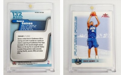 RARE SSP /10 DECADE EDITION PARALLEL 2003-04 Fleer Focus REECE GAINES RC MAGIC 