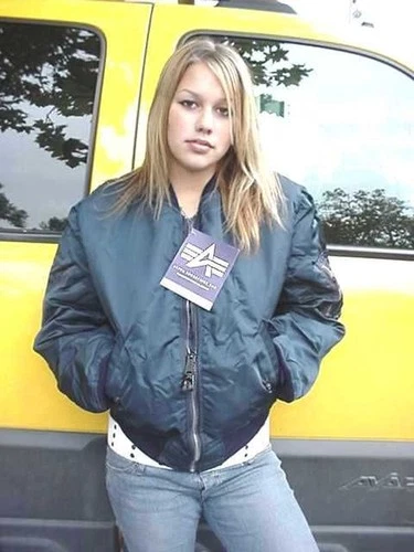 Alpha Industries MA-1 Ground Crew Navy Blue Flight Bomber Jacket Medium USA MADE video thumbnail