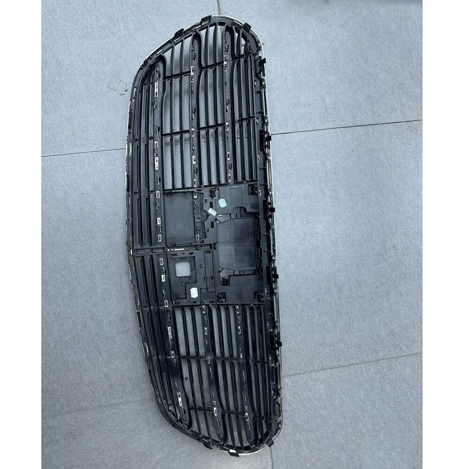 Chrome Black Grill Front Grille for 2021-2025 Mercedes-Benz W223 S450 S500 S580 - Imagem 2 de 4