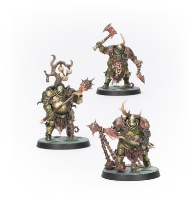 3x BLIGHT TEMPLARS *NEW* Darkwater Warhammer Quest Maggotkin of Nurgle AoS 