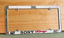 Sony Racing License Plate Frame xplod 12
