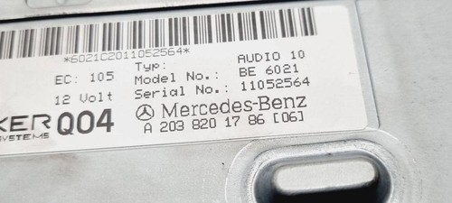 MERCEDES-BENZ C W203 Musik-Player mit GPS A2038201786 2.15 Diesel 31083399 - Bild 7 von 8