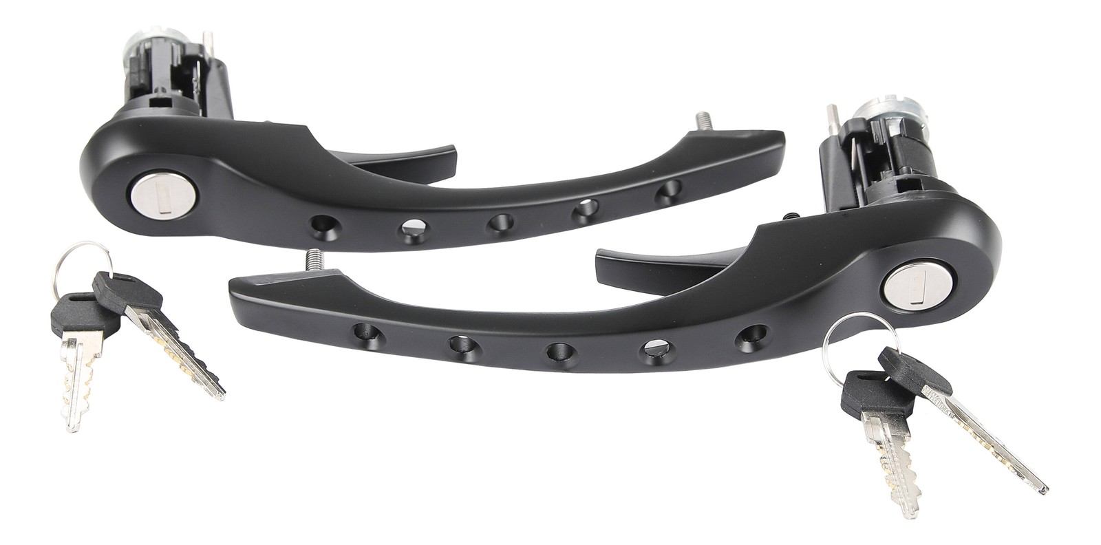 Poignées de porte de haute qualité en alu noir pour Porsche 911