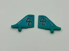Vintage Transformers G2 Ramjet Vertical L/R Fin Set