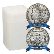 Roll of 20 - 1878-1904 $1 Morgan Silver Dollar Very Good - Very Fine VG-VF