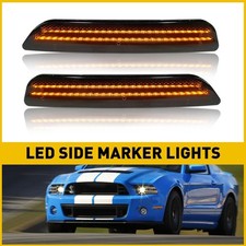 Black Smoked Rear Side LED Marker Light Lamp ...