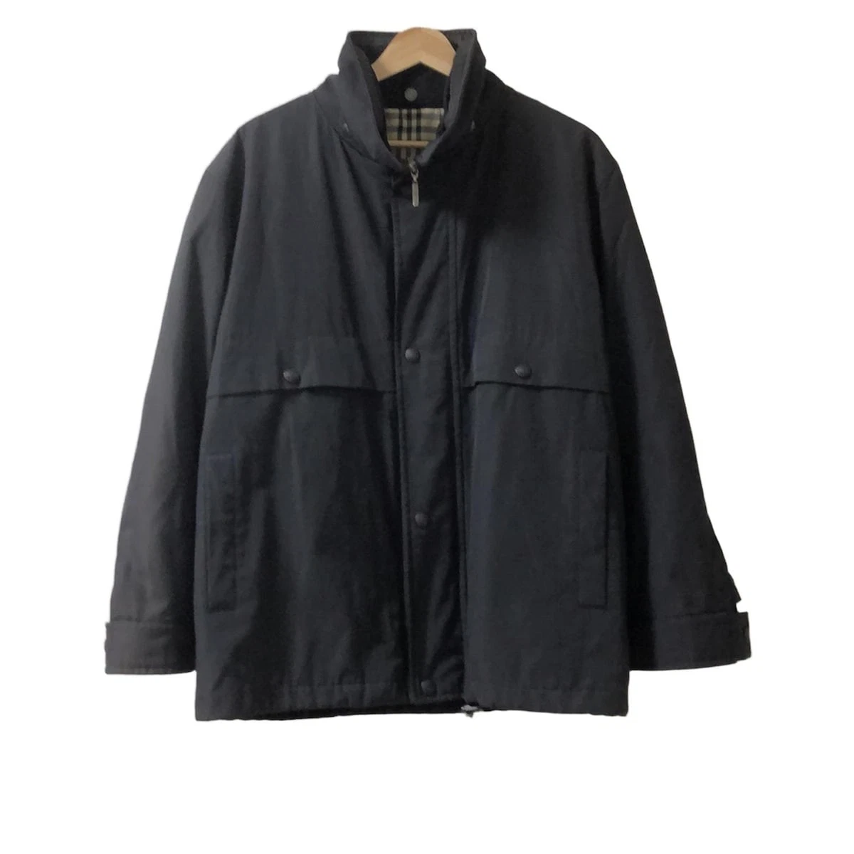 Giacca leggera uomo Burberry LONDON blu scuro originale