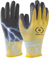 High Electrical Insulated Gloves, 400V Voltage Resistance Electrician High Volta
