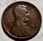 1910 P Lincoln Wheat Cent Free S&H BIN601