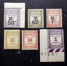 LOT TIMBRES FRANCE TAXE 1926-1927 NEUFS**