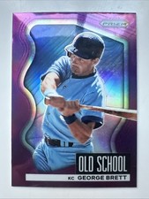2022 Panini Prizm - Old School George Brett #OS-6 Purple Prizm