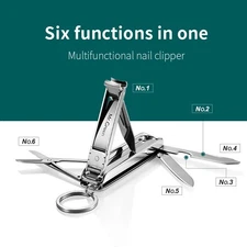 6-in-1 Multifunctional Nail Clipper – Stainless Steel Nail Cutter - MR.GREEN