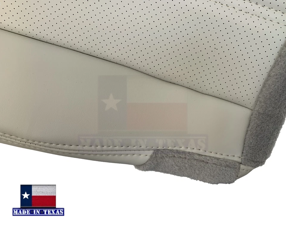 Cubierta de asiento de cuero genuino gris para Chrysler Town & Country 2011 2012 2013 2014 Foto 4 de 4