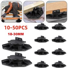 50X Adjustable Decking Pedestal Riser Foot Bearing Support 18mm-30mm Adjustable