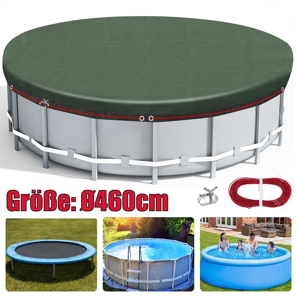 Cubierta de piscina lona de cubierta verano e invierno lámina de piscina lona solar UV 200 g/m²