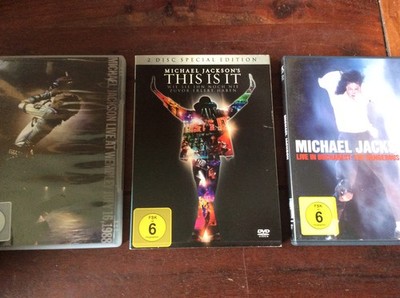 Michael Jackson [3 DVD] Live in Bucharest Dangerous Tour This is it Wembley 1988