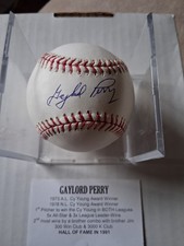 Gaylord Perry Signed MLB Baseball TRISTAR Autograph San Francisco Giants HOF ⚾️