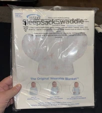 Halo Sleepsack Swaddle Wearable Blanket Size NEWBORN 0-3 Months - Pink Stars 