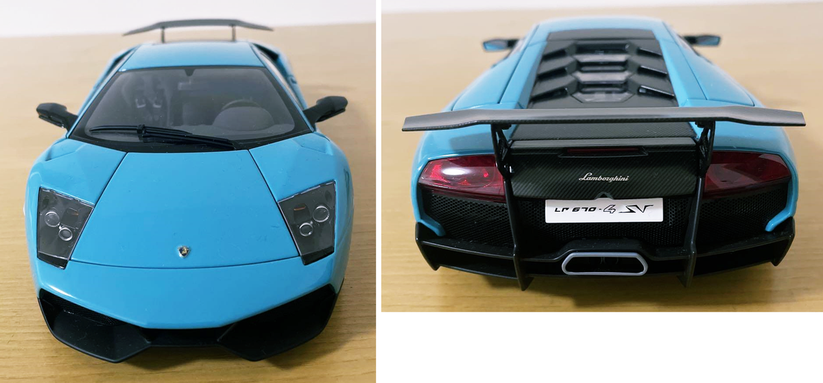 オートアート1/18ランボルギーニ　ムルシエラゴ　LP670-4SV Autoart 1/18 Scale Lamborghini Murcielago LP670-4 SV Mini car No