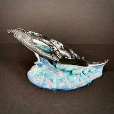 Vintage Humpback Whale Figure 1996 Livingstone Inc Large Made in USA - 2lb 9.2oz
