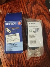 BRADY M4-51-427 self laminating vinyl black on translucent 1x2.5x.75 - SEALED