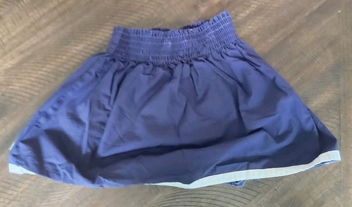 Hartstrings Girl's Adorable Navy Floral Trim Elastic Waist Skirt SZ 5 Pre-Owned - Picture 3 of 6