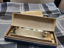 Bluesband Hohner Harmonica With Box And  How To Play Instructions Sheet