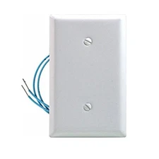 TEKMAR 077 Indoor Sensor 4.5" H NTC Thermistor 10K Steel White Cover Plate