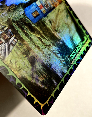 MTG Forest RAINBOW FOIL Secret Lair Drop Brain Dead 1656 NM | eBay