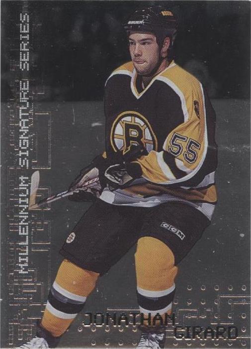 1999-00 In the Game Be A Player Millennium Signature Series - Jonathan Girard #28 - 1 of 1