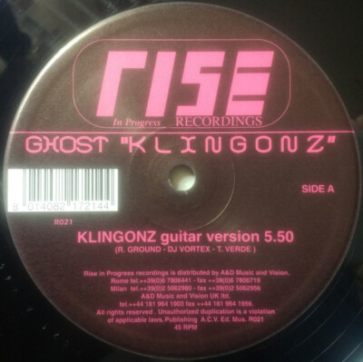 Ghost - Klingonz (12'') (Very Good (VG)) - 2640396477