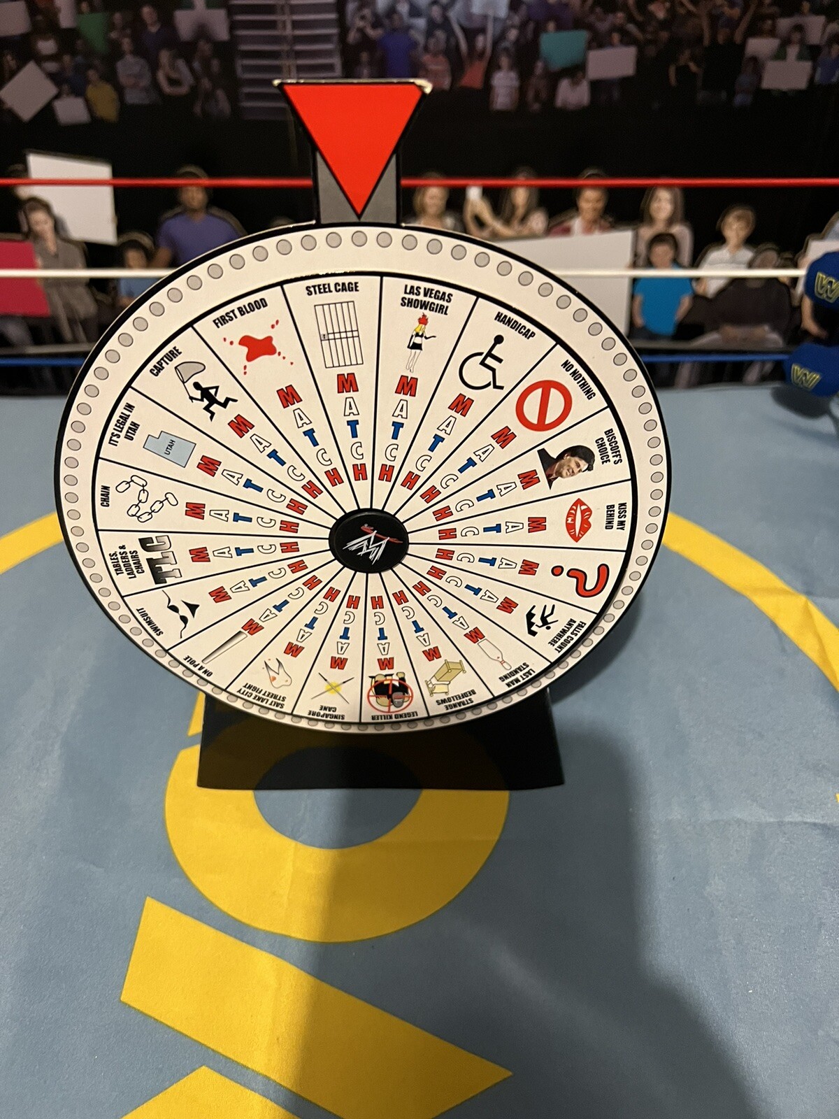WWE JAKKS Mattel Raw Roulette Spin The Wheel Make A Deal Accessory eBay