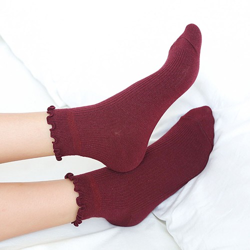 Rutschfeste Damen-Söckchen Mit Rüschen Kurze Knöchel-Schlauchsocken Tief ⑱ - Bild 12 von 29