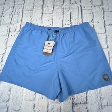 Patagonia Men  s 2XL Baggies 5" Blue Logo Mesh Lined Drawstring Shorts Pockets