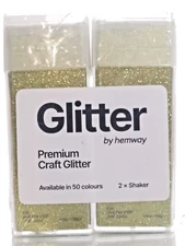 2 Hemway Premium CRAFT Glitter  IN OLIVE GREEN  4.5oz EA SIZE ULTRA FINE