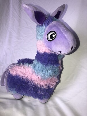 Purple Blue Pink Llama Alpaca Stuffed Plush Stuffed Animal Toy
