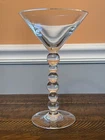 Steuben Ball Stem Martini Glass
