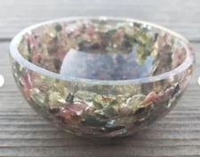 MULTI-TOURMALINE 2" ORGONE BOWL 