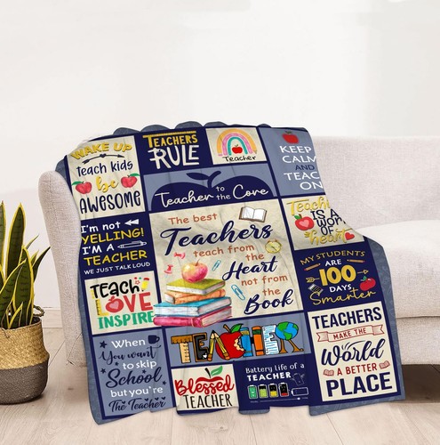 Teacher Appreciation Gifts Teachers Blanket for Women Math Music Graduation G... - Picture 5 of 7