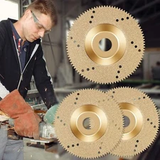 4 inch Diamond Vacuum Brazed Discs Glass Saw Blade for Ceramic Marble Cutter 1pc