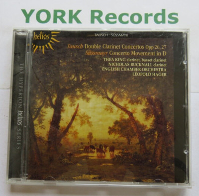 TAUSCH - Double Clarinet Concertos KING / BUCKNALL / HAGER ECO - Ex CD Helios