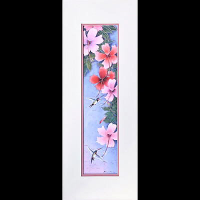 Hua-Yao Tung ''Hummingbirds With Flowers'' Signed Limited Edition Lithograph