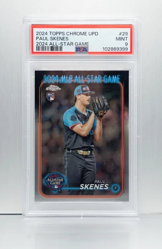 2024 Topps Chrome Update - Paul Skenes - 2024 All Star Game  - PSA 9