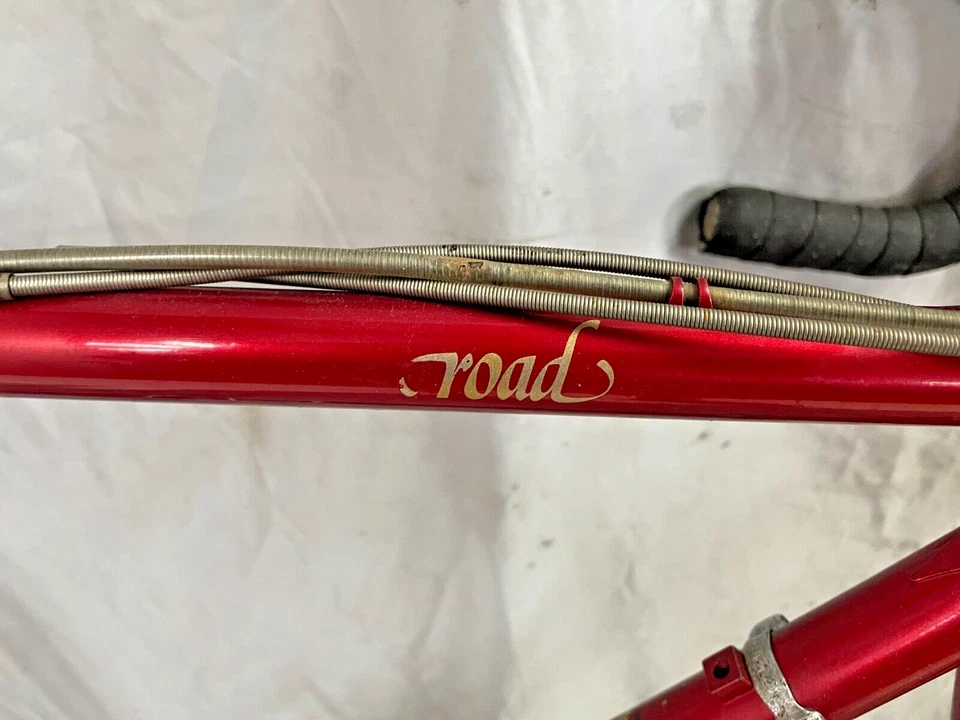 Bicicleta de carreras Nashbar Road ST 1984 54 cm pequeña con orejetas doble tope de acero cromado Foto 3 de 4