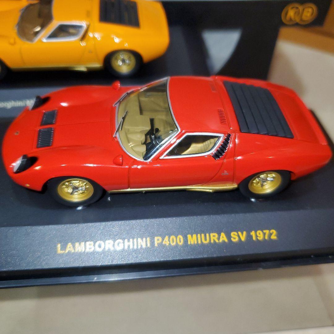Lamborghini P400 Miura SV 1972 Diecast Cars 1/43 Orange Red Lamborghini P400 Miura SV 1972 Diecast Cars 1/43 Orange Red