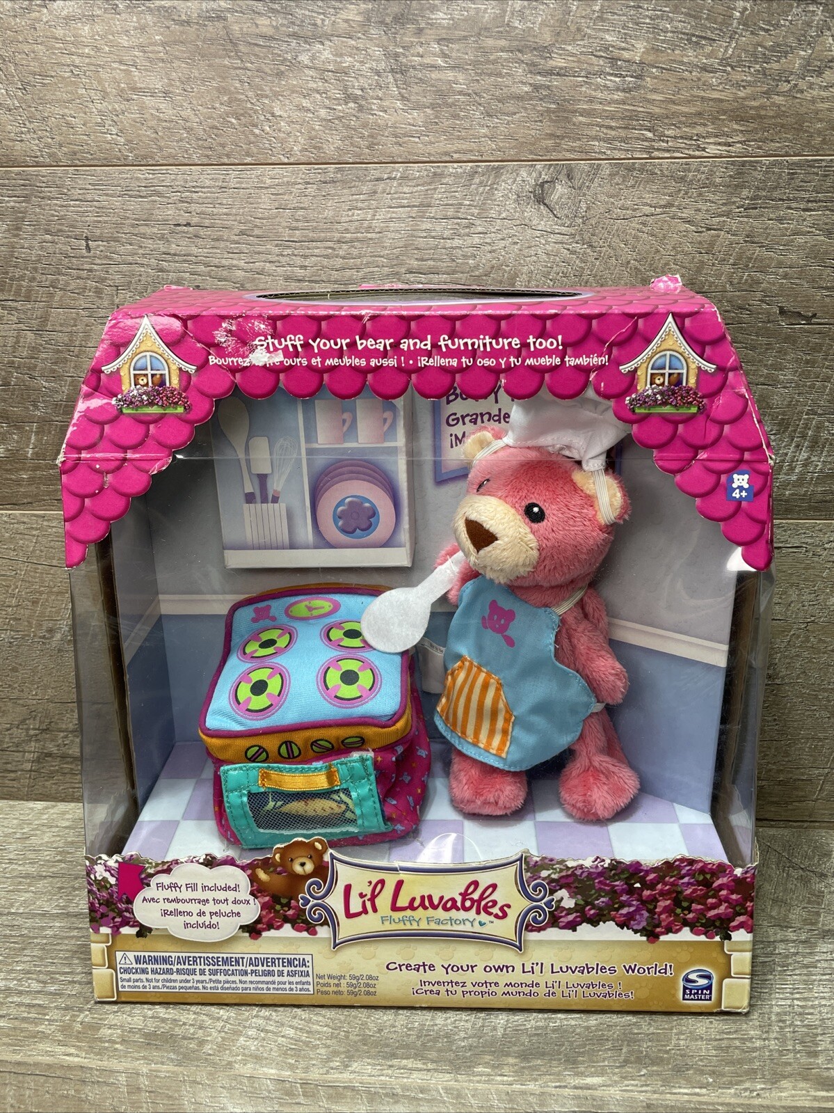 Lil Luvables Fluffy Factory Stuff Your Bear and Furniture Too! - Brand NEW!
