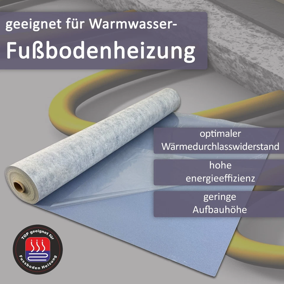 uficell Vinile Isolamento Acustico da Calpestio VINOSOUNDFIX per Pavimenti in Vinile Click - 400 kpA - Immagine 4 di 4