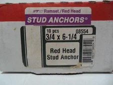 ITW Ramset / Red Head JH34H Concrete Expansion Stud Anchors 3/4" X 6-1/4" - 10ct