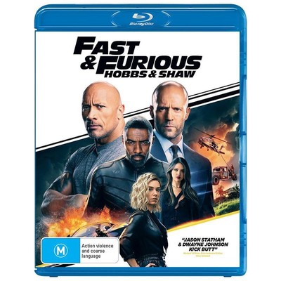 Fast & Furious Hobbs & Shaw 4K UHD Blu-ray + Blu-ray | Dw. Johnson | Region Free