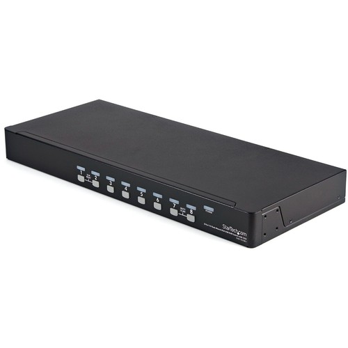 StarTech SV831DUSBUK 8 Port VGA 2 USB KVM 1U Rack Switch w Cables Power Brackets - 第 1/5 張圖片